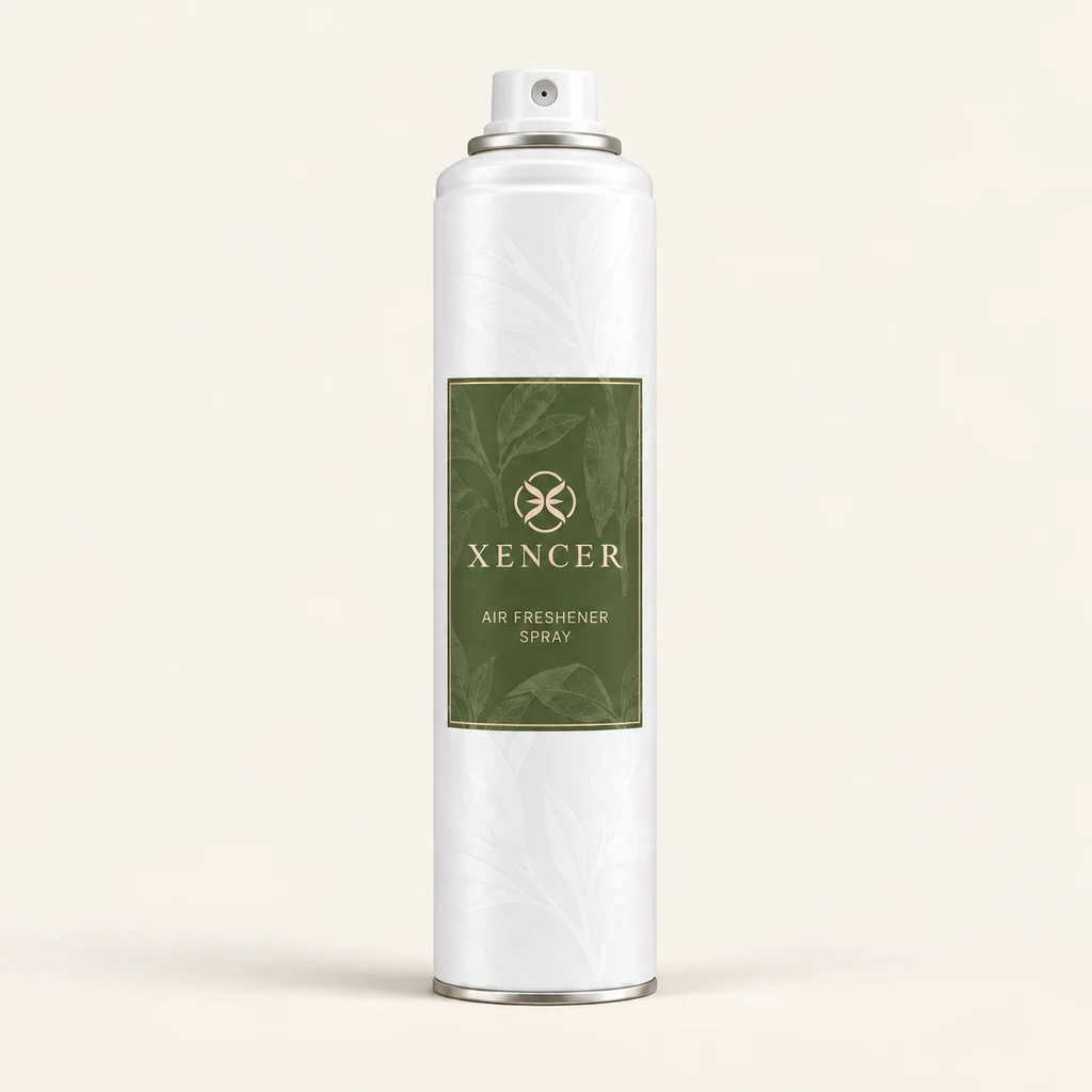 Air freshener spray XENCER packaging concept