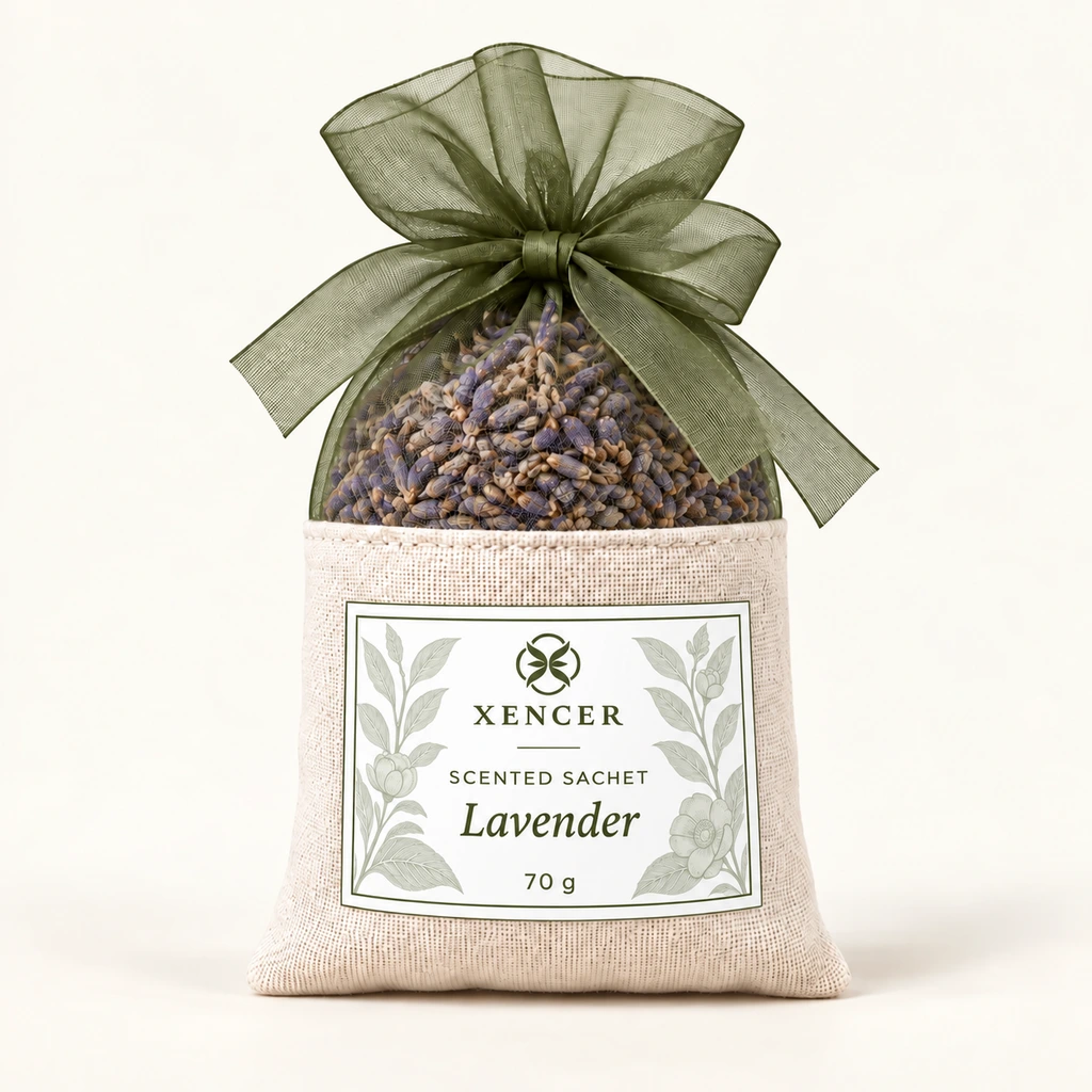 Scented sachets XENCER packaging concept, 70 g, SKU XC-AC005-1