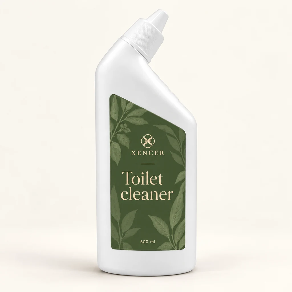 Toilet cleaner XENCER packaging concept, 500 ml, SKU XC-HC001