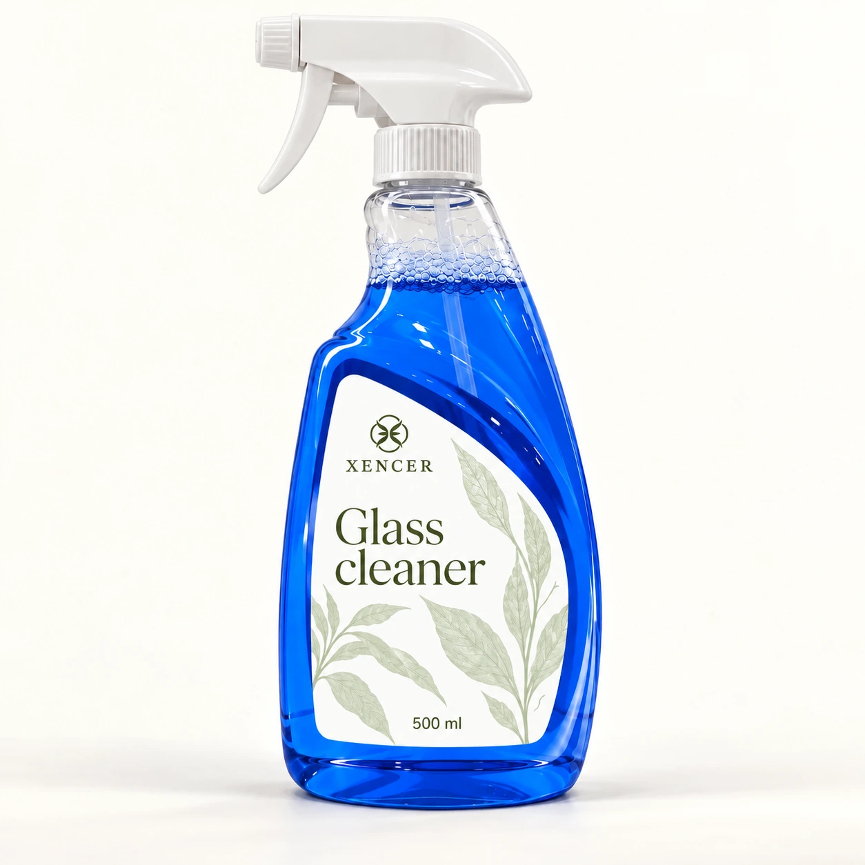 Glass cleaner XENCER packaging concept