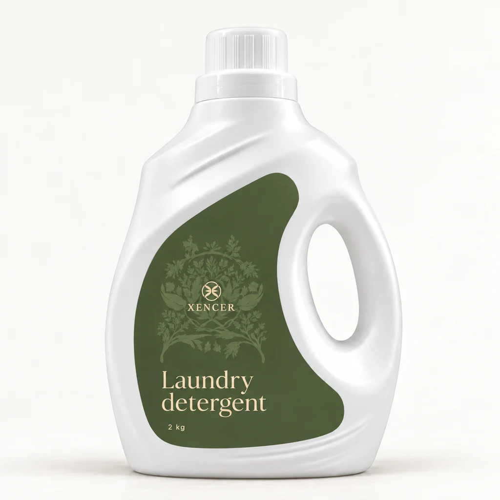 Laundry detergent XENCER packaging concept