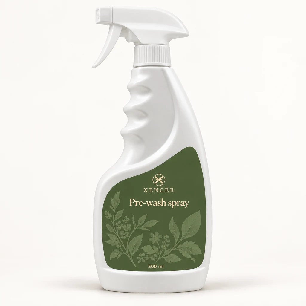 Pre-wash spray XENCER packaging concept, 500 ml, SKU XC-LC013-1