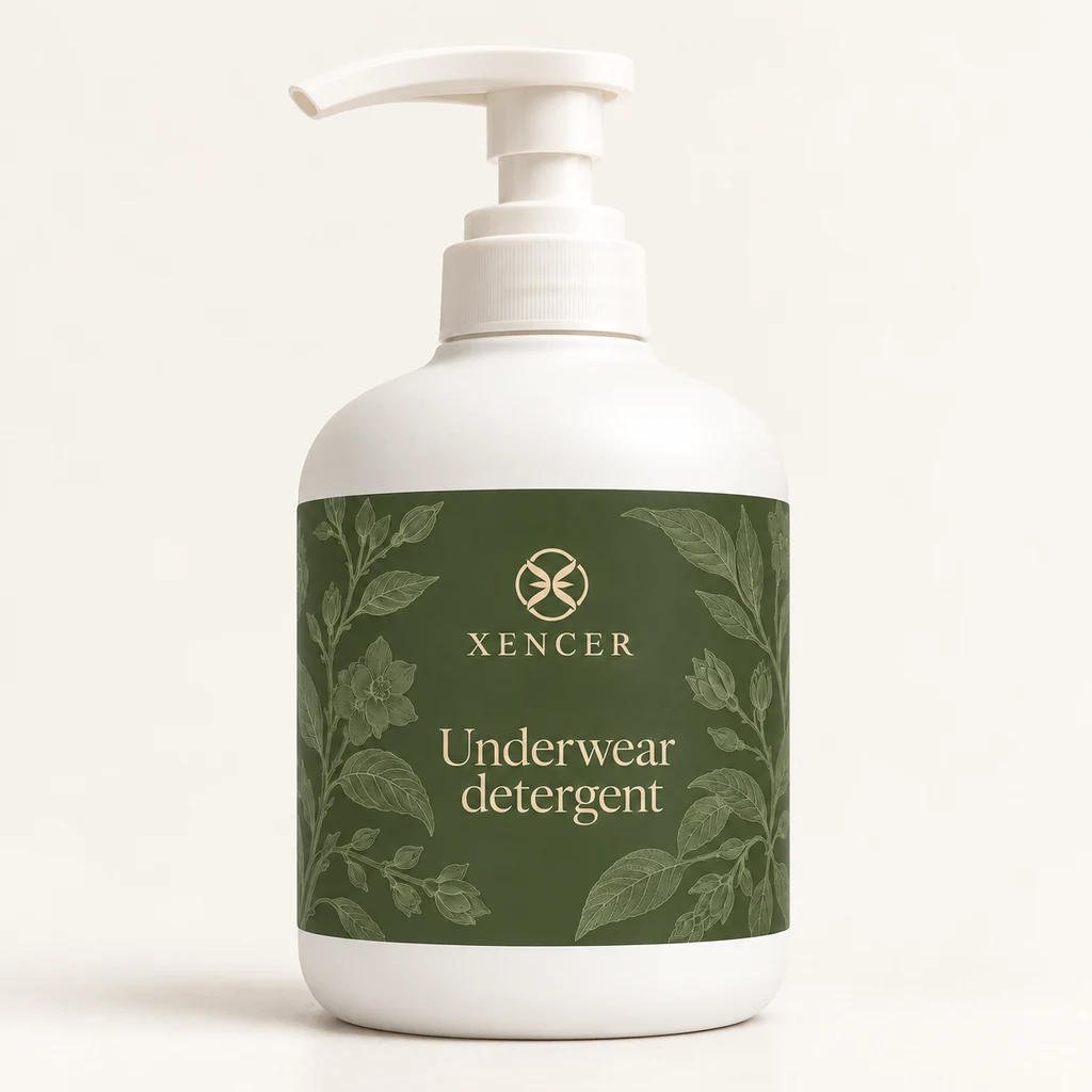 Underwear detergent XENCER packaging concept