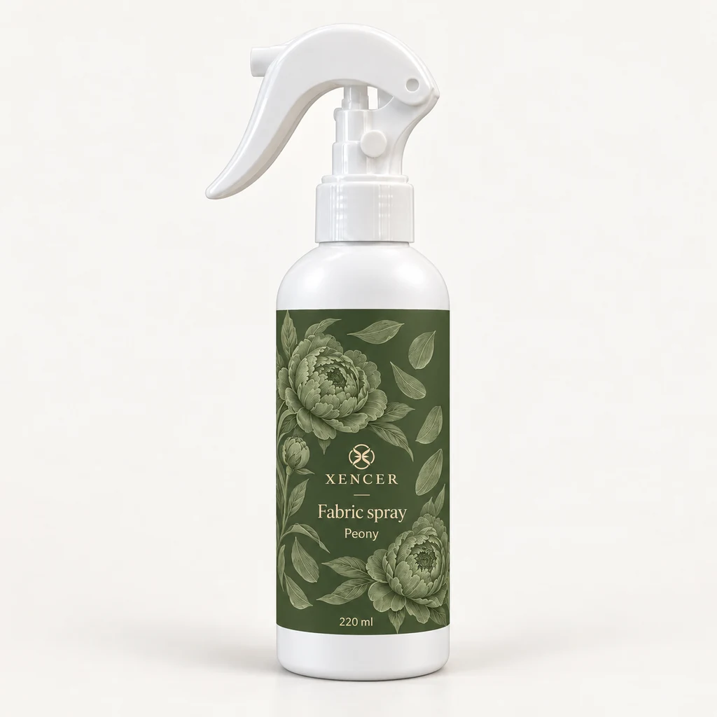 Fabric spray XENCER packaging concept