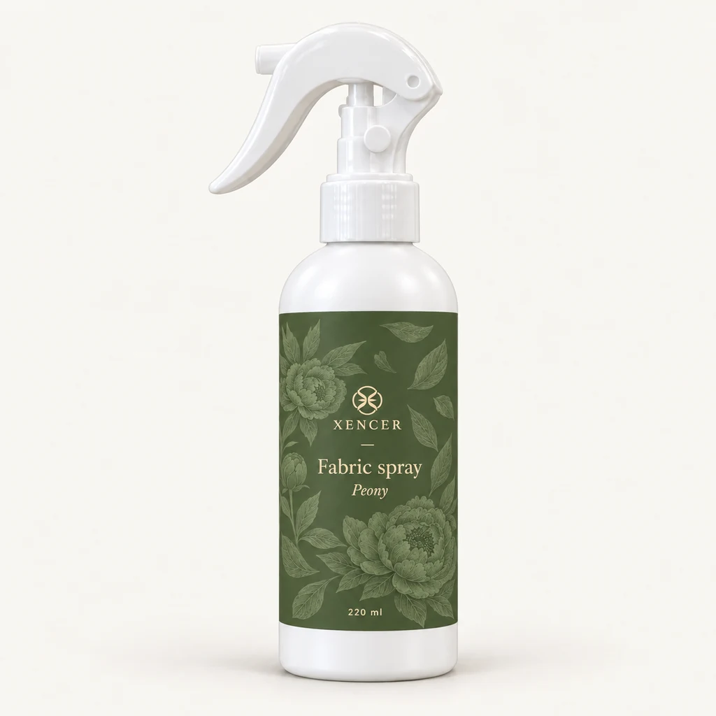 Fabric spray XENCER packaging concept