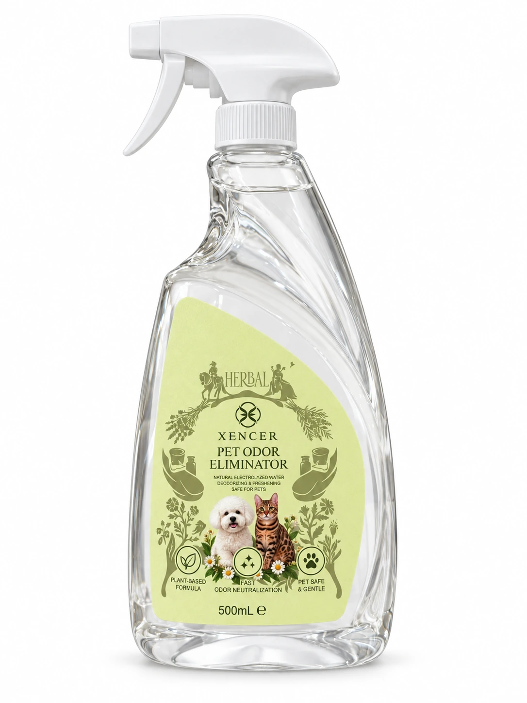 Pet odour spray, XC-PC002-2, supplied packaging image